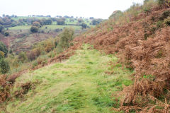 Cwm Cyffin Quarry incline top, October 2010
